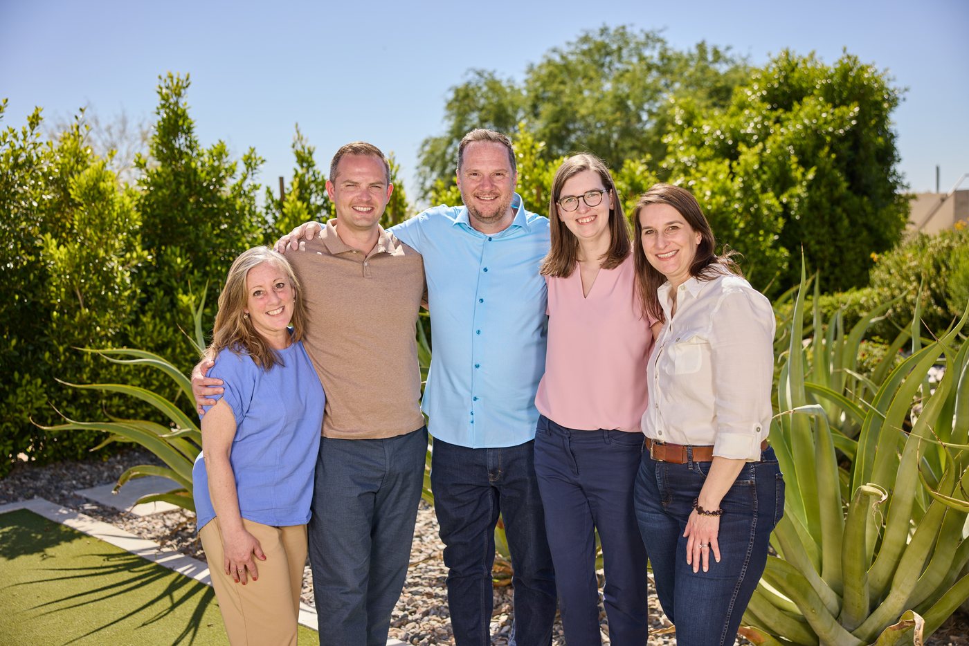 A group of Prenger Solutions Group consultants together at a team gathering