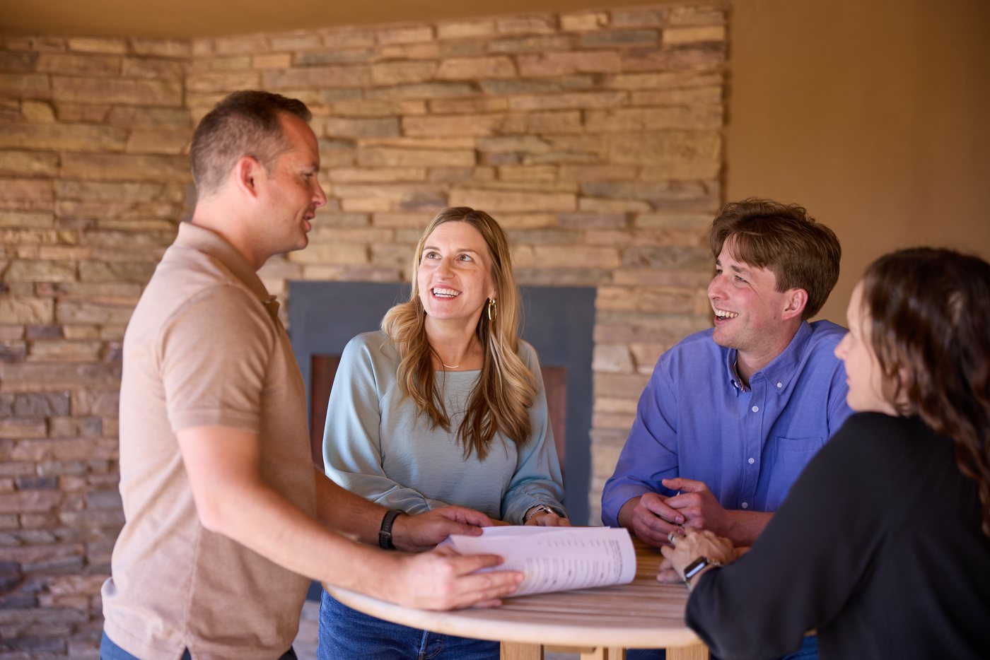 Prenger Solutions Group colleagues sharing a lighthearted moment together